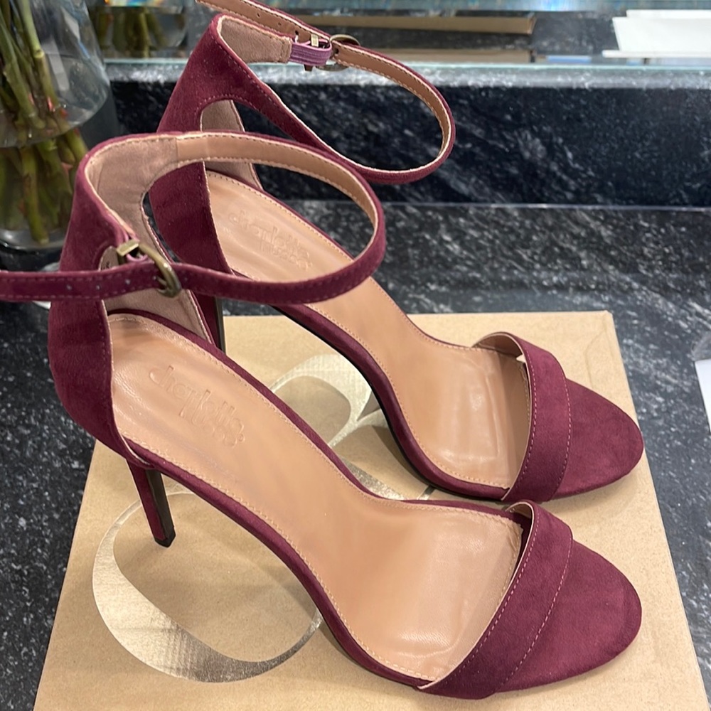 Wine Strap Heel